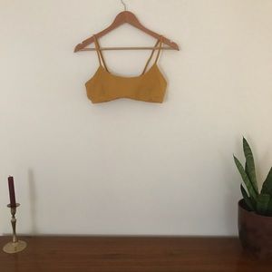 INDIGO LUNA Ines bikini top | mustard swimsuit
